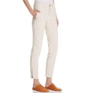 Vince Skinny Military Pant White 26